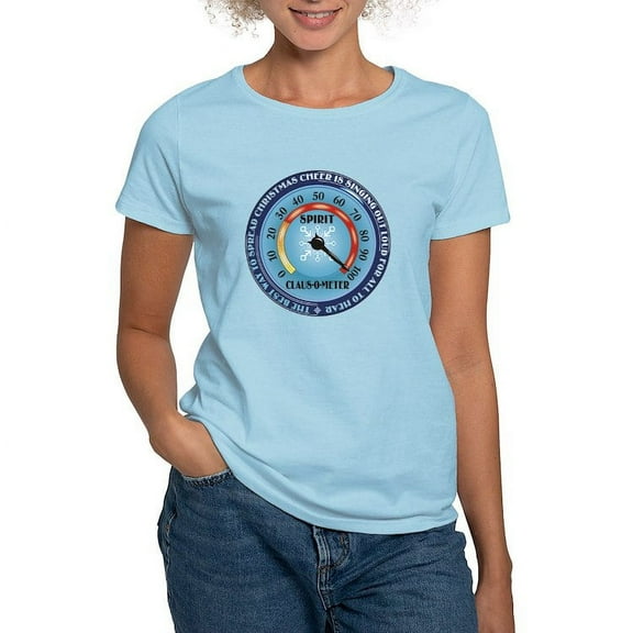 CafePress - Clausometer Women's Light T Shirt - Women's Classic T-Shirt