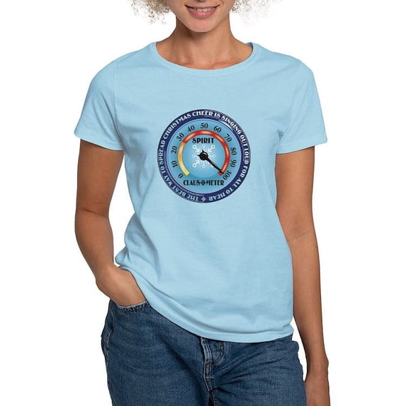 CafePress - Clausometer Women's Light T Shirt - Women's Classic T-Shirt