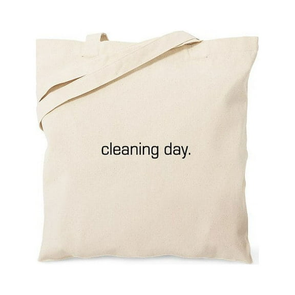 CafePress - Cleaning Day Tote Bag - Unisex Canvas Tote Bag, Beige, 1-Piece