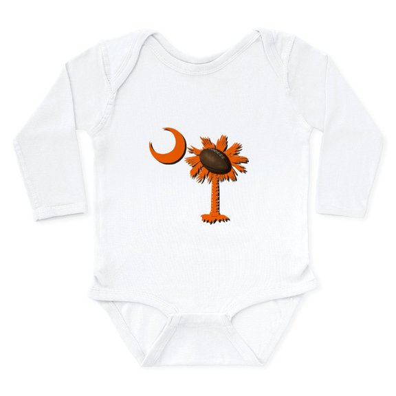 CafePress - Clemson Football Body Suit - Long Sleeve Cotton Baby Bodysuit