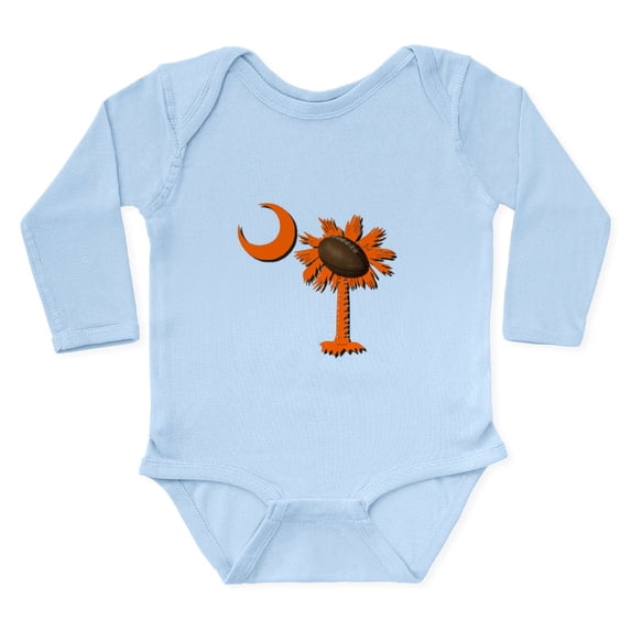 CafePress - Clemson Football Body Suit - Long Sleeve Cotton Baby Bodysuit