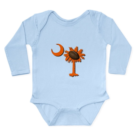 CafePress - Clemson Football Body Suit - Long Sleeve Cotton Baby Bodysuit