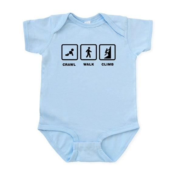 CafePress - Climbing Infant Bodysuit - Baby Light Bodysuit, Size Newborn - 24 Months