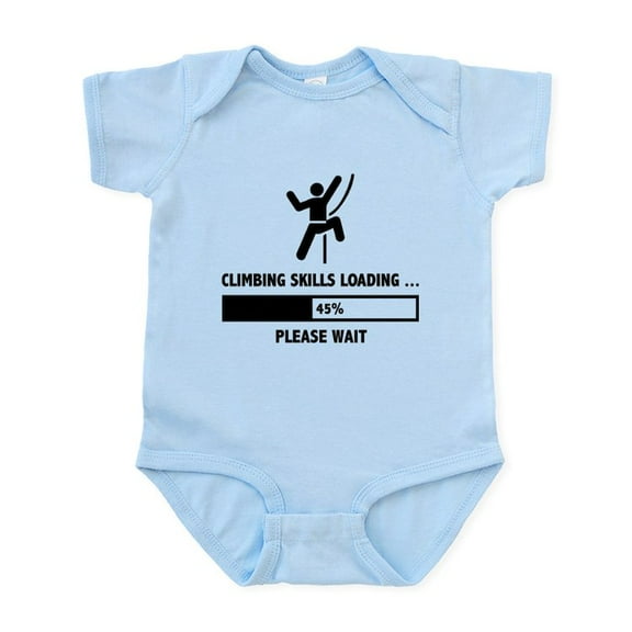 CafePress - Climbing Infant Bodysuit - Baby Light Bodysuit, Size Newborn - 24 Months