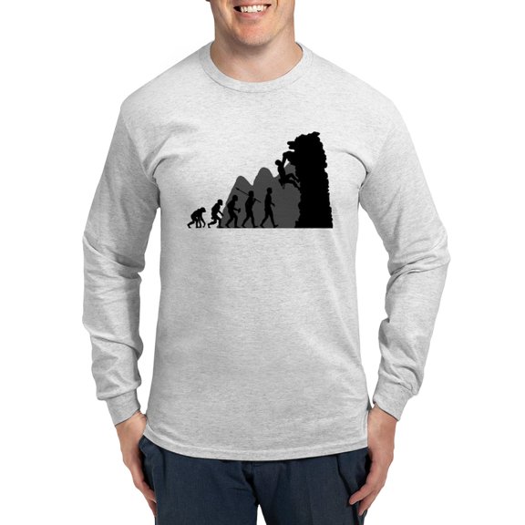 CafePress - Climbing Long Sleeve T Shirt - Unisex Cotton Long Sleeve T-Shirt