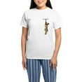 thumbnail image 1 of CafePress - Clingy Border Terrier Women's Light Pajamas - Women's Short Sleeve Print T-Shirt and Pants Light Cotton Pajama Set, 1 of 7