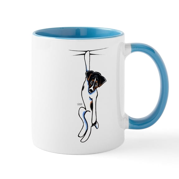 CafePress - Clingy Jack Off Leash Art™ Mug - 11 oz Ceramic Mug - Novelty Coffee Tea Cup