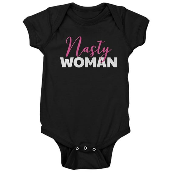 CafePress - Clinton - Nasty Woman - Cute Infant Bodysuit Baby Romper