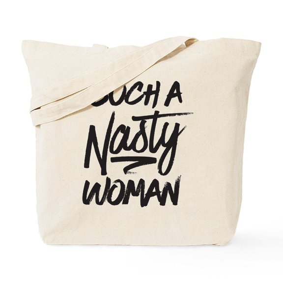 CafePress - Clinton Nasty Woman Tote Bag - Unisex Canvas Tote Bag, Beige, 1-Piece