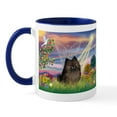thumbnail image 1 of CafePress - Cloud Angel Brindle Pom Mug - 11 oz Ceramic Mug - Novelty Coffee Tea Cup, 1 of 3