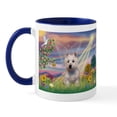 thumbnail image 1 of CafePress - Cloud Angel West Highland Ter Mug - 11 oz Ceramic Mug - Novelty Coffee Tea Cup, 1 of 3