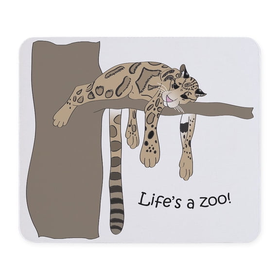 CafePress - Clouded Leopard #2 Mousepad - Non-slip Rubber Mousepad, Gaming Mouse Pad