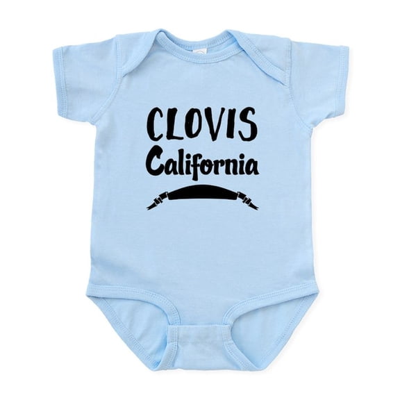 CafePress - Clovis California Body Suit - Baby Light Bodysuit, Size Newborn - 24 Months