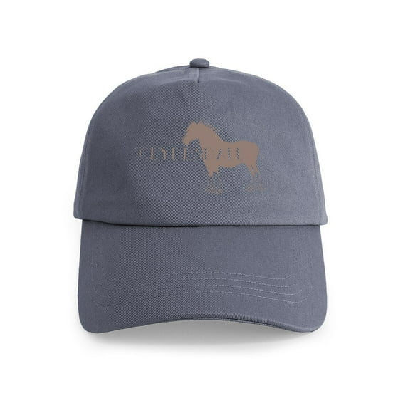 CafePress - Clydesdale Horse Cap - Adjustable 100% Brushed Unisex Casual Cotton Baseball Cap, Beige, 1