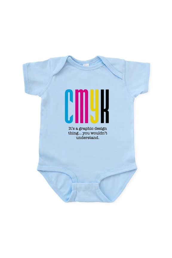 - Cmyk Design Thing Infant Bodysuit - Baby Light Bodysuit, Size Newborn - 24 Months