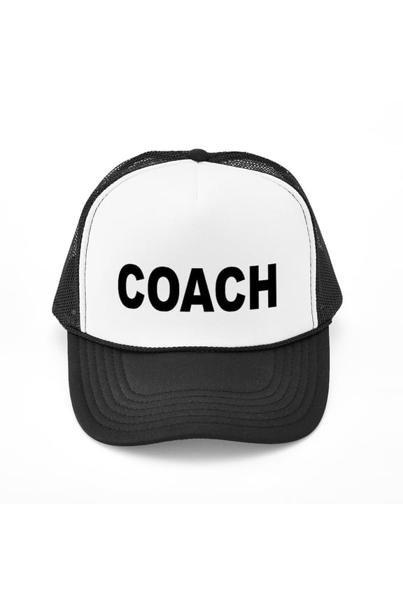 - Coach - Adjustable Unisex Printed Trucker Hat with Mesh Back