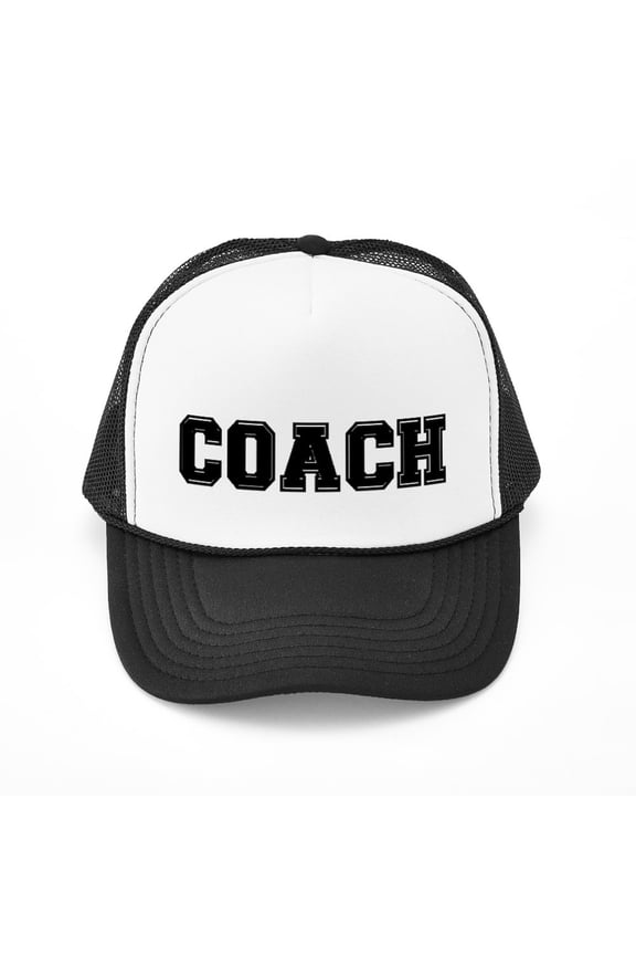 - Coach - Adjustable Unisex Printed Trucker Hat with Mesh Back