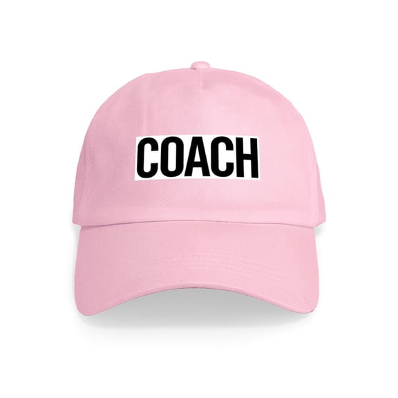 CafePress - Coach (Black) Cap - Adjustable 100% Brushed Unisex Casual Cotton Baseball Cap, Beige, 1