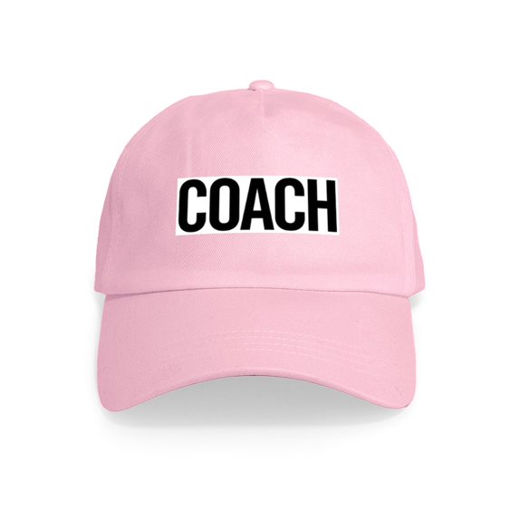 CafePress - Coach (Black) Cap - Adjustable 100% Brushed Unisex Casual Cotton Baseball Cap, Beige, 1