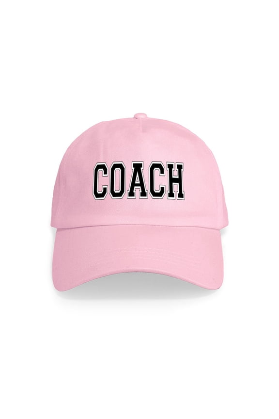 - Coach Cap - Adjustable 100% Brushed Unisex Casual Cotton Baseball Cap, Beige, 1