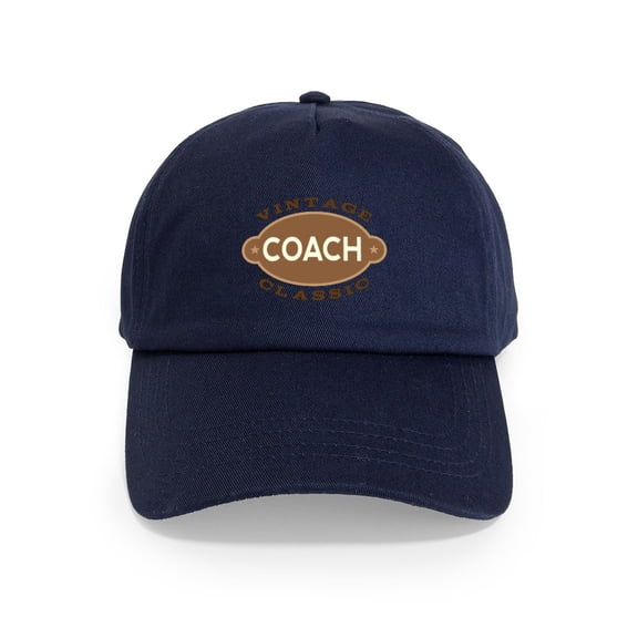 CafePress - Coach Gift (Vintage) Cap - Adjustable 100% Brushed Unisex Casual Cotton Baseball Cap, Beige, 1