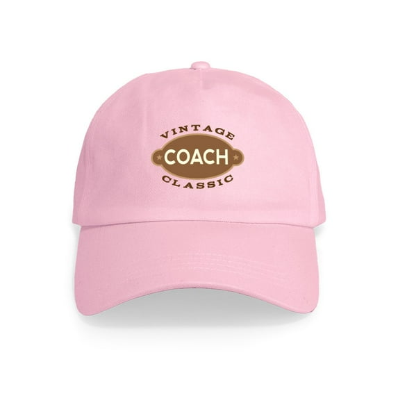 CafePress - Coach Gift (Vintage) Cap - Adjustable 100% Brushed Unisex Casual Cotton Baseball Cap, Beige, 1