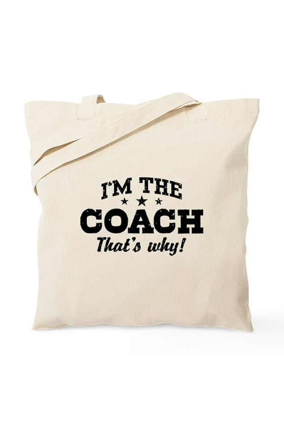 - Coach Tote Bag - Unisex Canvas Tote Bag, Beige, 1-Piece