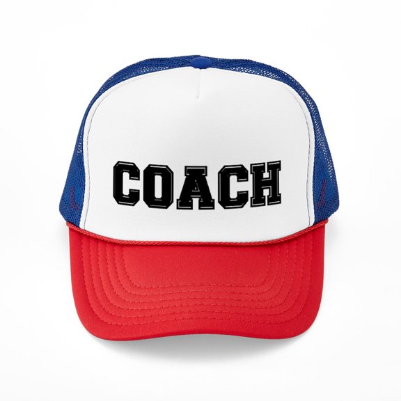 CafePress - Coach - Adjustable Unisex Printed Trucker Hat with Mesh Back