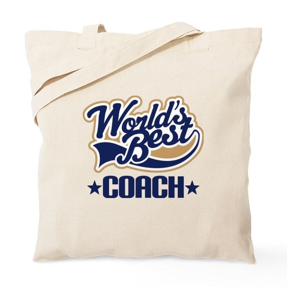 CafePress - Coach Wb Navytan - Unisex Canvas Tote Bag, Beige, 1-Piece