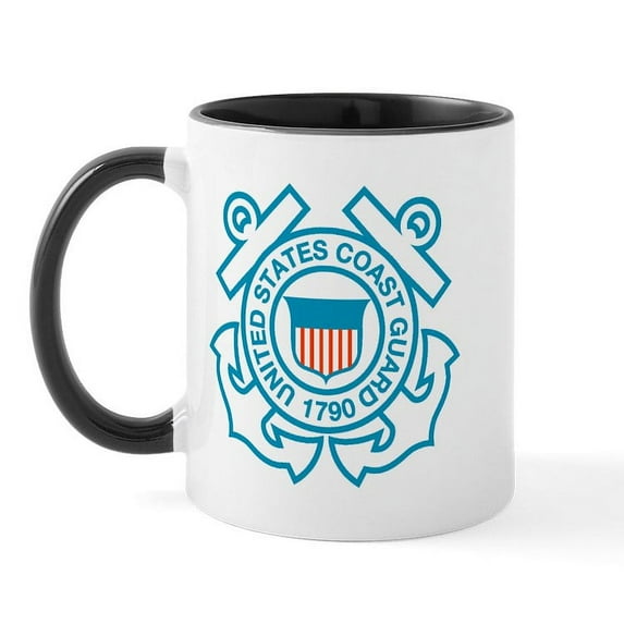 CafePress - Coast Guard Logo Shirts Mug - 11 oz Ceramic Mug - Novelty Coffee Tea Cup