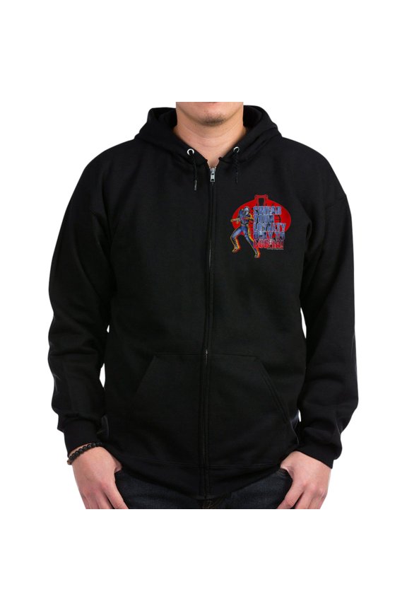 - Cobra Commander Sweatshirt - Zip Hoodie, Classic Hooded Sweatshirt with Metal Zipper