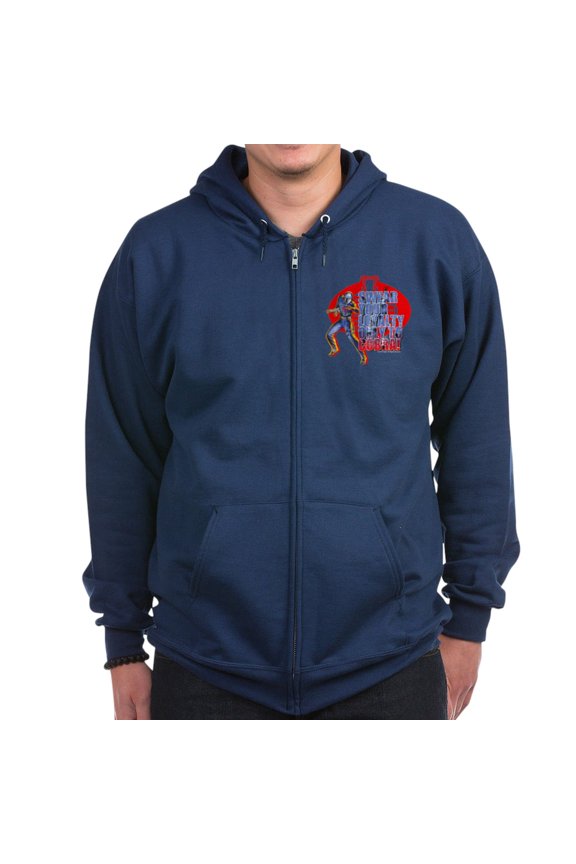 - Cobra Commander Sweatshirt - Zip Hoodie, Classic Hooded Sweatshirt with Metal Zipper