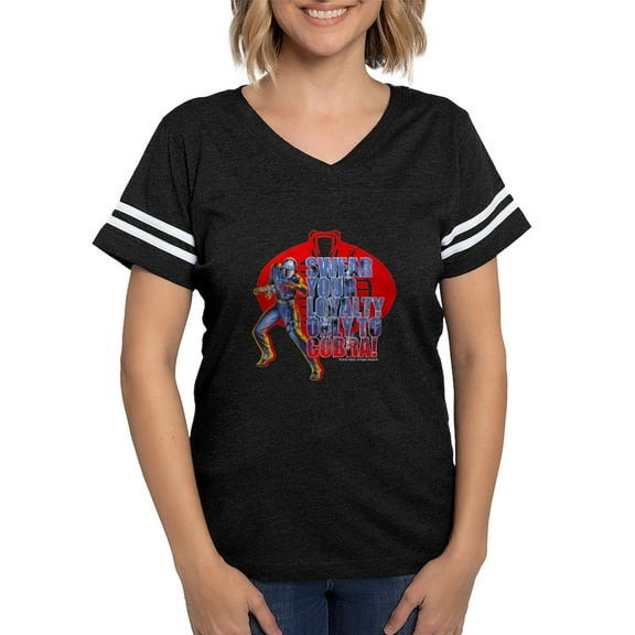 CafePress - Cobra Commander T Shirt - Womens Football Shirt