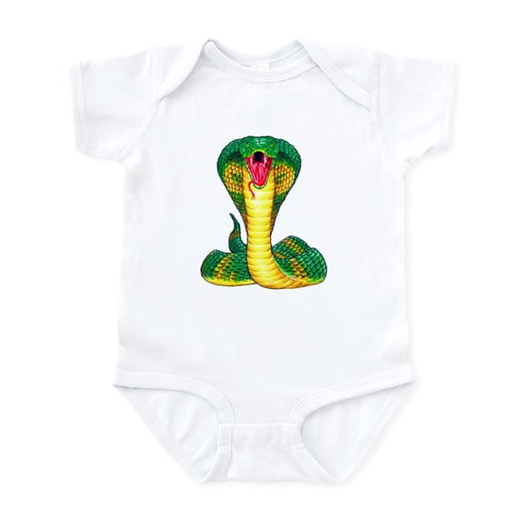 CafePress - Cobra Snake Tattoo Art Infant Bodysuit - Baby Light Bodysuit, Size Newborn - 24 Months