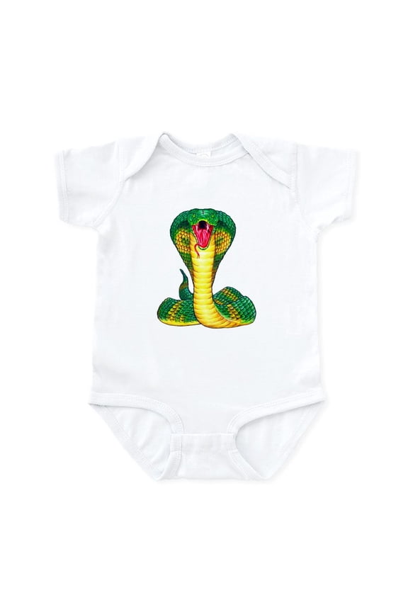- Cobra Snake Tattoo Art Infant Bodysuit - Baby Light Bodysuit, Size Newborn - 24 Months