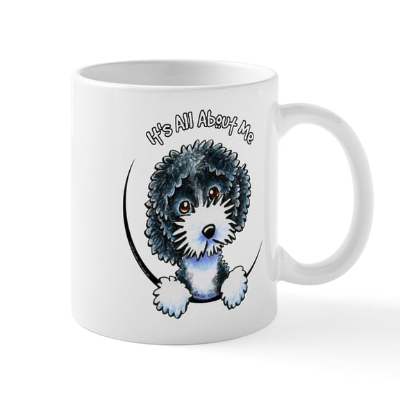 CafePress - Cockapoo Blk Parti IAAM Mugs - 11 oz Ceramic Mug - Novelty Coffee Tea Cup