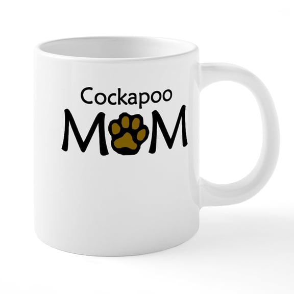 CafePress - Cockapoo Mom - 20 Oz White Ceramic Mega Mug