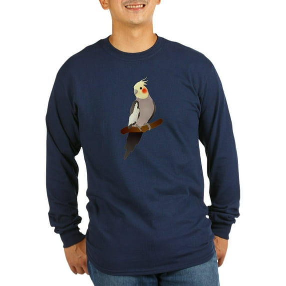 CafePress - Cockatiel Long Sleeve T Shirt - Long Sleeve Dark T-Shirt