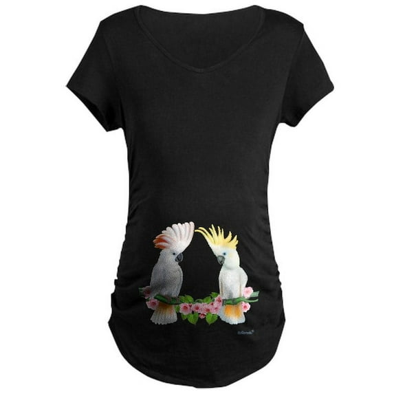 CafePress - Cockatoo Maternity Dark T Shirt - Maternity Dark T-Shirt