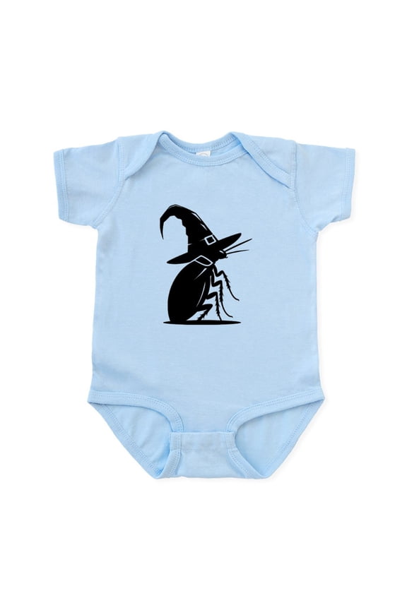 - Cockroach In Witch Hat - Baby Light Bodysuit, Size Newborn - 24 Months