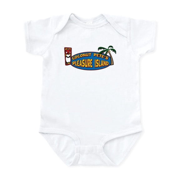 CafePress - Coconut Pete's Pleasure Islan Infant Bodysuit - Baby Light Bodysuit, Size Newborn - 24 Months