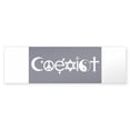 thumbnail image 1 of CafePress - Coexist - 10"x3" Rectangle Bumper Sticker, 1 of 1