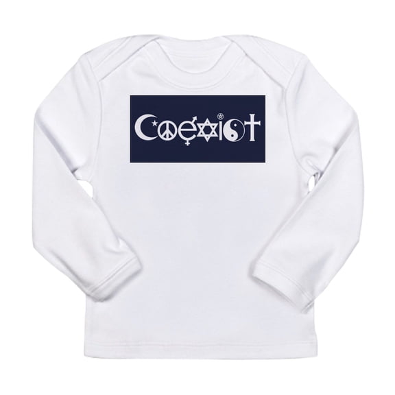 CafePress - Coexist Long Sleeve T Shirt - Long Sleeve Infant T-Shirt