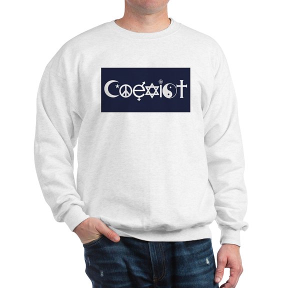 CafePress - Coexist Sweatshirt - Crew Neck Sweatshirt