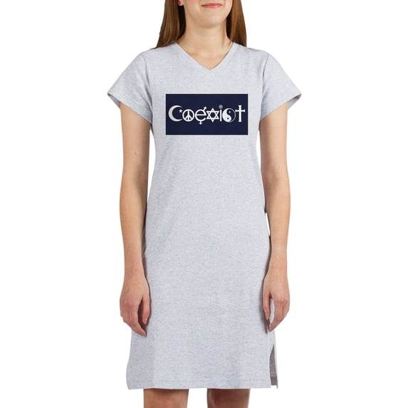 CafePress - Coexist T Shirt - Women's Nightshirt
