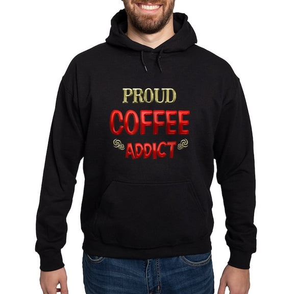 CafePress - Coffee Addict Hoodie (Dark) - Pullover Hoodie, Classic, Comfortable Hooded Sweatshirt