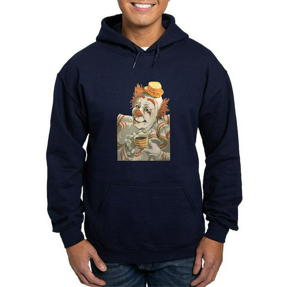 CafePress - Coffee And Clown Hoodie - Pullover Hoodie, Classic, Comfortable Hooded Sweatshirt
