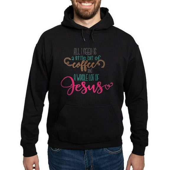 CafePress - Coffee And Jesus Hoodie - Pullover Hoodie, Classic, Comfortable Hooded Sweatshirt