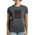thumbnail image 1 of CafePress - Coffee And Wine Women's Classic T Shirt - Women's Traditional Fit Dark T-Shirt, 1 of 4