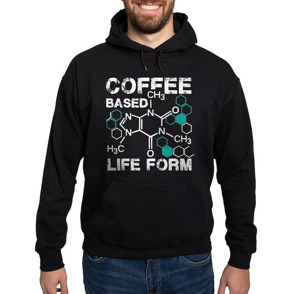 CafePress - Coffee Based Life Form Hoodie (Dark) - Pullover Hoodie, Classic, Comfortable Hooded Sweatshirt